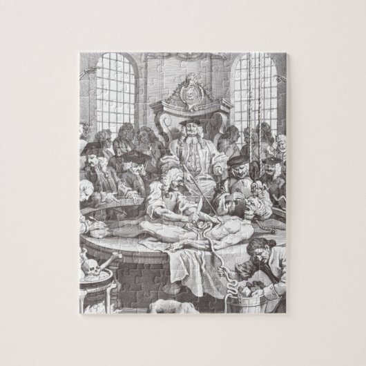 De beloning van de wreedheid door William Hogarth Legpuzzel (Verticaal)