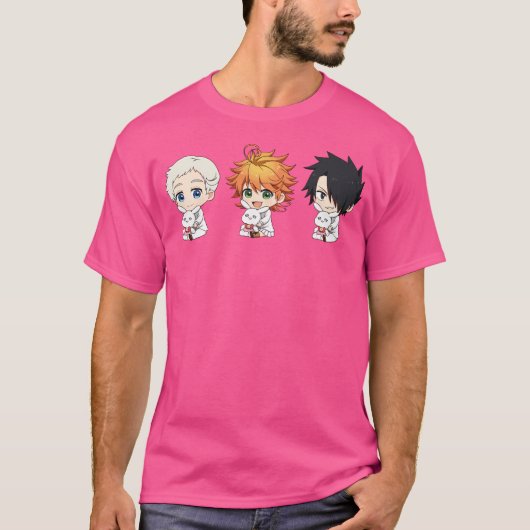 De beloofde Neverland Chibis T-shirt (Voorkant)