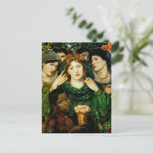 De Beloved (de Bride) Briefkaart (Staand voorkant)