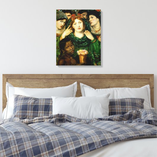 De Beloved (de Bride) Canvas Afdruk (Insitu (Slaapkamer))