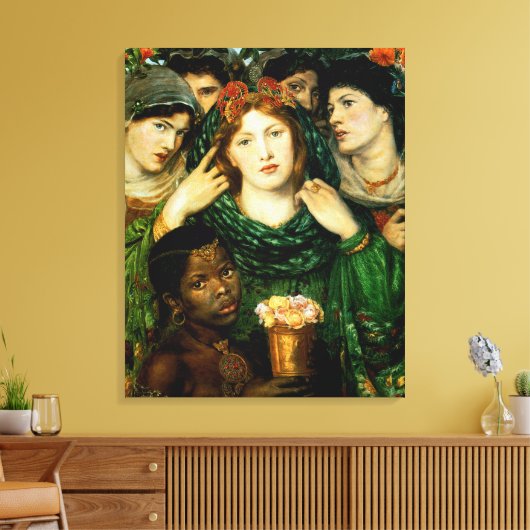 De Beloved (de Bride) Canvas Afdruk (Insitu (Woonkamer))