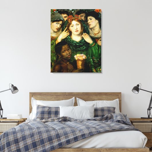 De Beloved (de Bride) Canvas Afdruk (Insitu (Slaapkamer))
