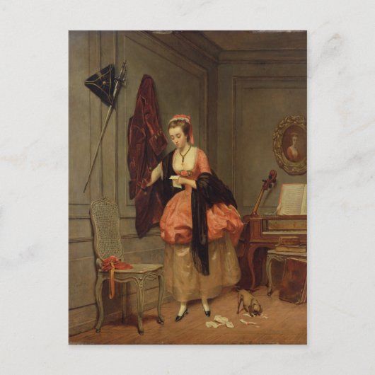 De Beloved Mistress, 1846 Briefkaart (Voorkant)