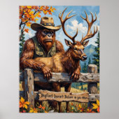 De Belovige Barrière Bigfoot Herfst Poster (Voorkant)