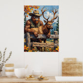 De Belovige Barrière Bigfoot Herfst Poster (Keuken)