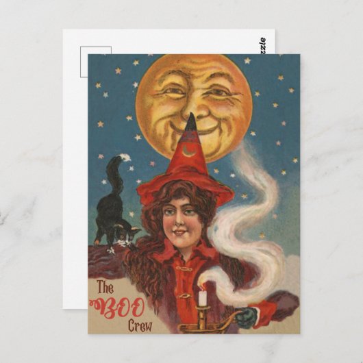 De bemanning briefkaart (Voorkant / Achterkant)