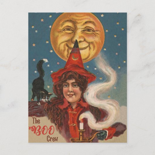 De bemanning briefkaart (Voorkant)