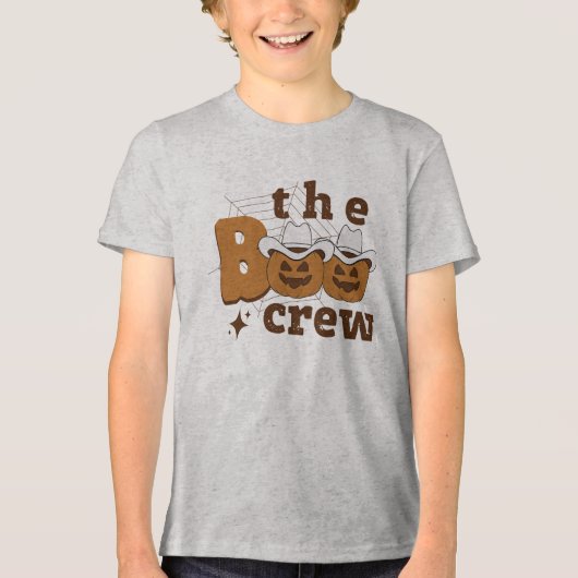 De bemanning Tri-Blend shirt (Voorkant)
