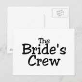 De bemanning van de Brides 2 Briefkaart (Voorkant / Achterkant)