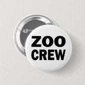 DE BEMANNING VAN DE DIERENTUIN RONDE BUTTON 5,7 CM (Voorkant /achterkant)