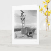 De Bemanning van de lijn aan het Werk in Manzanar Kaart (Gele Bloem)