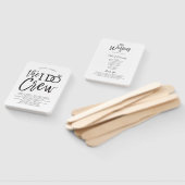 De bemanning van mij | Huwelijksfeest en Programma Handwaaier (Niet-gemonteerd)