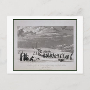 De bemanningen van H.M.S. Hecla & Griper die in Wi Briefkaart