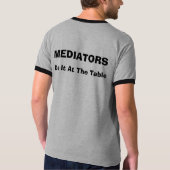 De bemiddelaars doen het bij de lijst t-shirt (Achterkant)