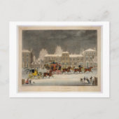 De benadering van Kerstmis, door George Hunt wordt Feestdagenkaart (Voorkant)