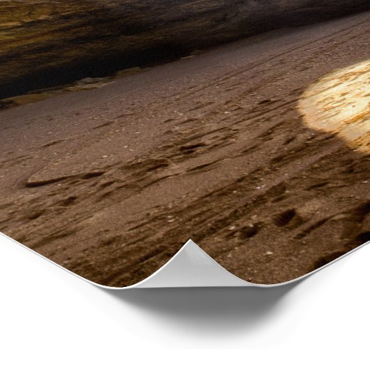 De benagilgrot in het Poster Algarve (Hoek)