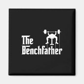 De Benchfather Bodybuilding Gym Bro Funny Bench P Magneet (Voorkant)