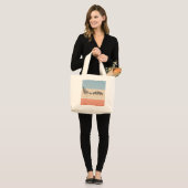 De benchmark overschrijden grote tote bag (Voorkant (model))