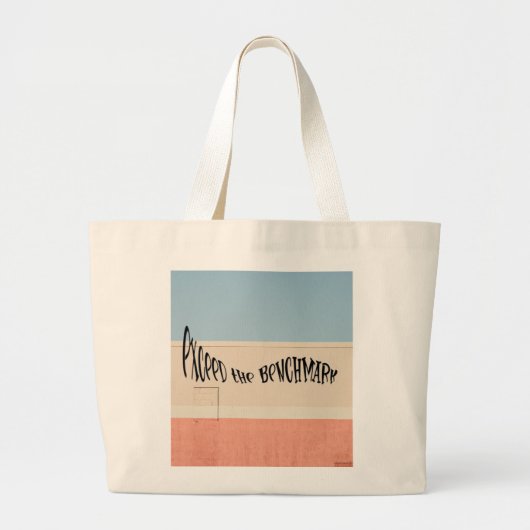 De benchmark overschrijden grote tote bag (Voorkant)