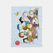 De bende bij de Pitcher's Mound Fleece Deken (Voorkant)