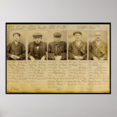 De bende noemde de Peaky Blinders die in Poster (Voorkant)