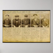 De bende noemde de Peaky Blinders die in Poster (Voorkant)