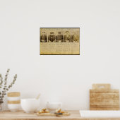 De bende noemde de Peaky Blinders die in Poster (Keuken)