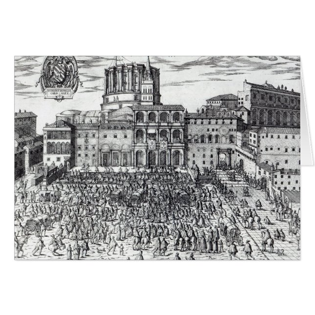 De Benedictie van paus Pius V (Voorkant Horizontaal)