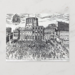 De Benedictie van paus Pius V Briefkaart