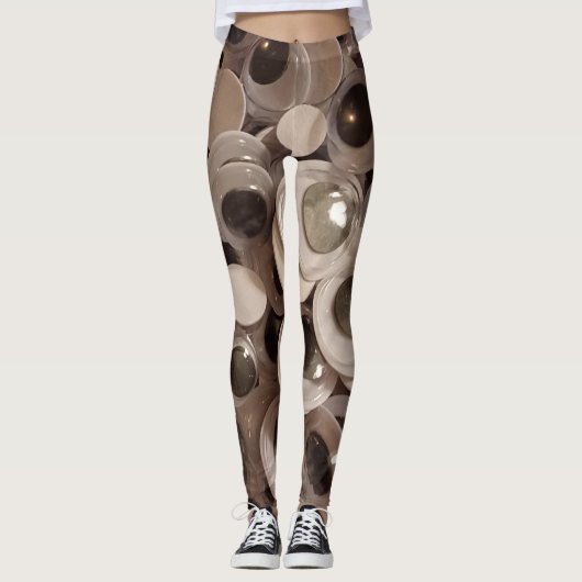 De benen hebben ogen leggings (Voorkant)