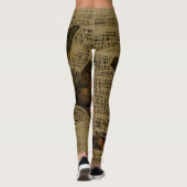 De BENEN van de BRIJ van HALLOWEEN door Leggings (Achterkant)