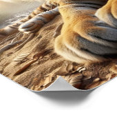 De Bengaalse tijger in het wilde Oerwoud Poster (Hoek)