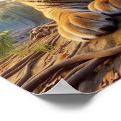 De Bengaalse tijger in het wilde Oerwoud Poster (Hoek)