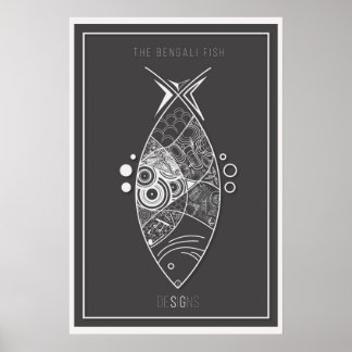 De Bengaalse viskast Poster