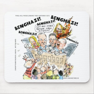 De Benghazi Shuffle Grappig Muismat