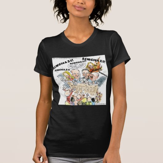 De Benghazi Shuffle Grappig T-shirt (Voorkant)