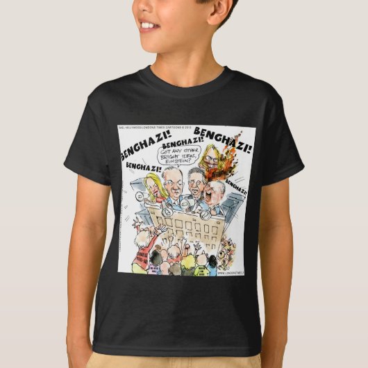 De Benghazi Shuffle Grappig T-shirt (Voorkant)
