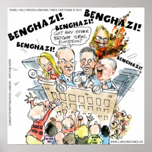 De Benghazi Shuffle Grappige Poster