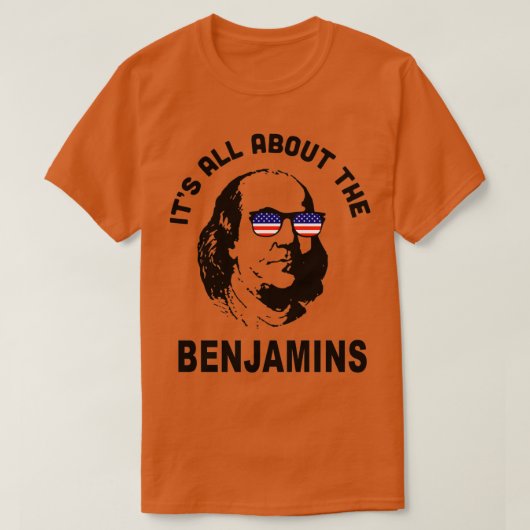de benjamins america t-shirt (Design voorkant)
