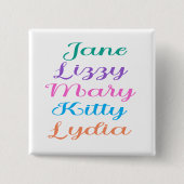 De Bennet Sisters Button (Voorkant)