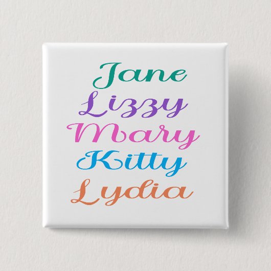 De Bennet Sisters Button (Voorkant)