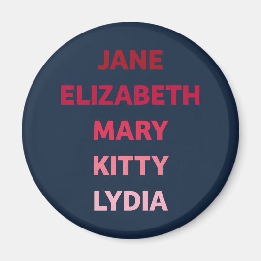 De bennetzusters magneet (Voorkant)