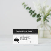 De Benoeming van het Bureau van artsen op Achterzi Visitekaartje (Staand voorkant)