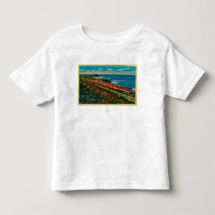De beperkte treinen van het daglicht in Californi Kinder Shirts