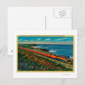 De beperkte treinen van het daglicht in Californië Briefkaart (Voorkant / Achterkant)