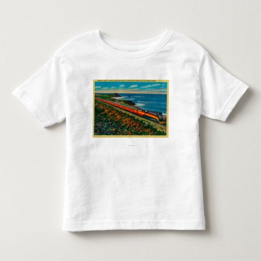De beperkte treinen van het daglicht in Californië Kinder Shirts (Voorkant)