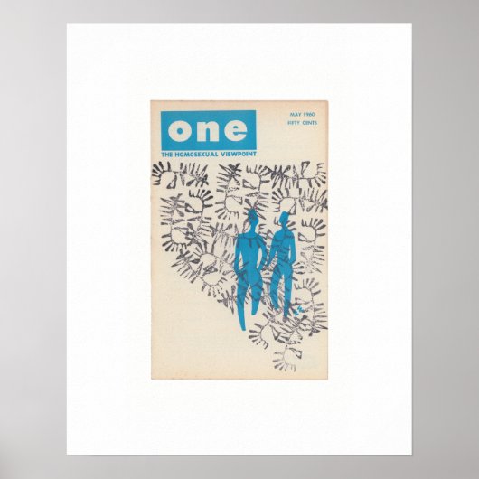 De beperkte Uitgave ONE Magazine, Mei 1960 Druk Poster (Voorkant)