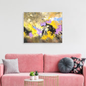 De beproevingen van een chrysalide canvas afdruk (Insitu (Woonkamer))