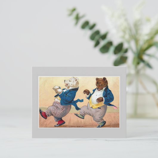 "De Beren Cakewalk" Briefkaart (Staand voorkant)