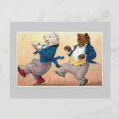 "De Beren Cakewalk" Briefkaart (Voorkant)